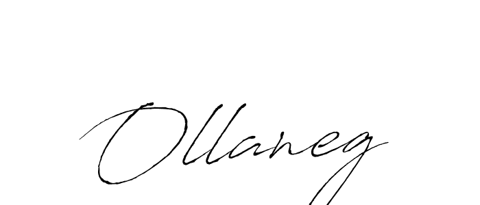 Design your own signature with our free online signature maker. With this signature software, you can create a handwritten (Antro_Vectra) signature for name Ollaneg. Ollaneg signature style 6 images and pictures png