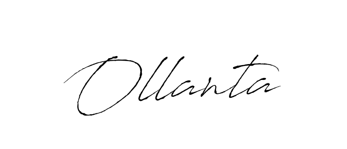 How to make Ollanta name signature. Use Antro_Vectra style for creating short signs online. This is the latest handwritten sign. Ollanta signature style 6 images and pictures png