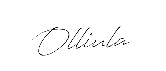 Create a beautiful signature design for name Olliula. With this signature (Antro_Vectra) fonts, you can make a handwritten signature for free. Olliula signature style 6 images and pictures png