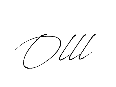 You should practise on your own different ways (Antro_Vectra) to write your name (Olll) in signature. don't let someone else do it for you. Olll signature style 6 images and pictures png