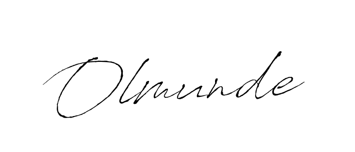 How to Draw Olmunde signature style? Antro_Vectra is a latest design signature styles for name Olmunde. Olmunde signature style 6 images and pictures png