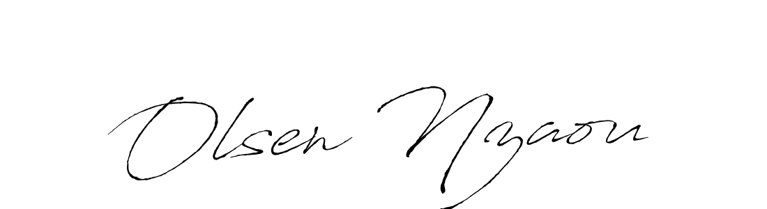 Make a beautiful signature design for name Olsen Nzaou. Use this online signature maker to create a handwritten signature for free. Olsen Nzaou signature style 6 images and pictures png
