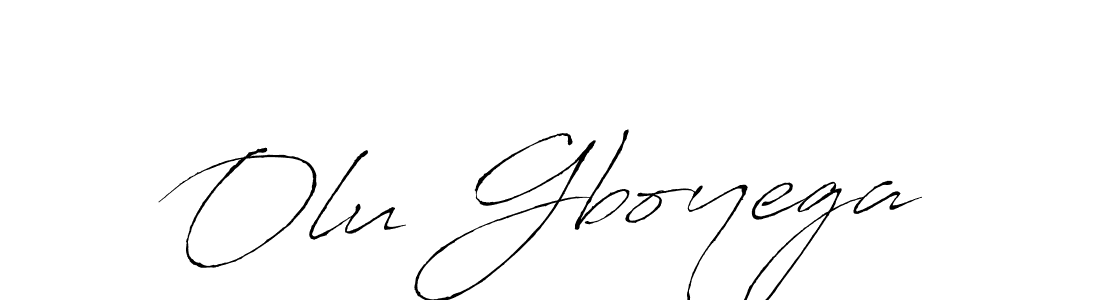 How to make Olu Gboyega signature? Antro_Vectra is a professional autograph style. Create handwritten signature for Olu Gboyega name. Olu Gboyega signature style 6 images and pictures png