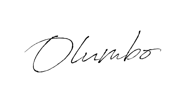 Also we have Olumbo name is the best signature style. Create professional handwritten signature collection using Antro_Vectra autograph style. Olumbo signature style 6 images and pictures png