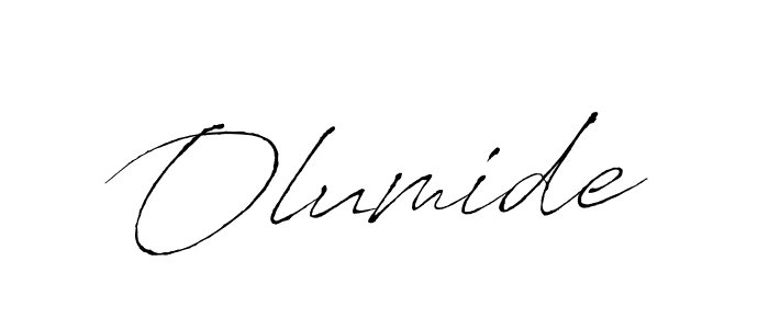 Design your own signature with our free online signature maker. With this signature software, you can create a handwritten (Antro_Vectra) signature for name Olumide. Olumide signature style 6 images and pictures png