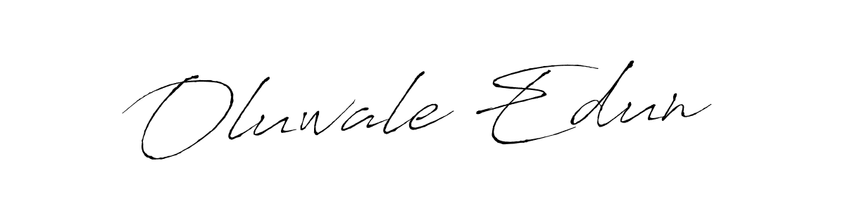 Create a beautiful signature design for name Oluwale Edun. With this signature (Antro_Vectra) fonts, you can make a handwritten signature for free. Oluwale Edun signature style 6 images and pictures png