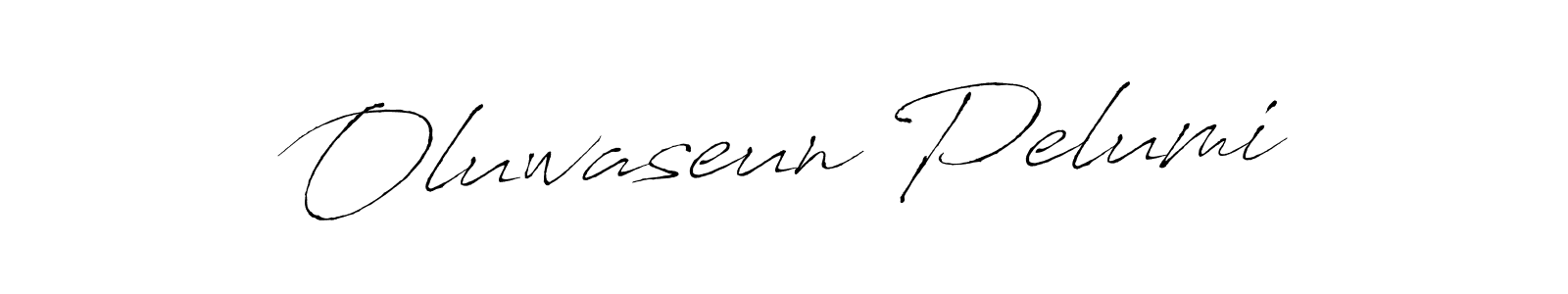 Design your own signature with our free online signature maker. With this signature software, you can create a handwritten (Antro_Vectra) signature for name Oluwaseun Pelumi. Oluwaseun Pelumi signature style 6 images and pictures png
