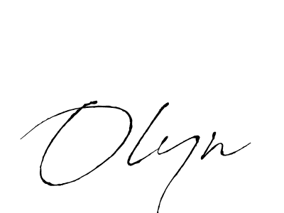 Create a beautiful signature design for name Olyn. With this signature (Antro_Vectra) fonts, you can make a handwritten signature for free. Olyn signature style 6 images and pictures png