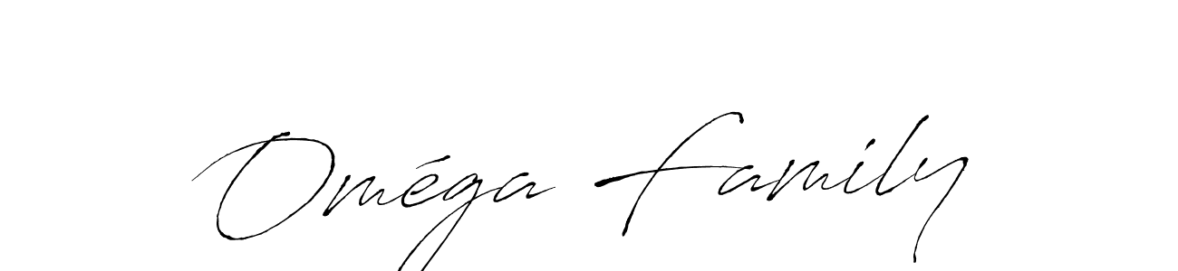 How to make Oméga Family name signature. Use Antro_Vectra style for creating short signs online. This is the latest handwritten sign. Oméga Family signature style 6 images and pictures png