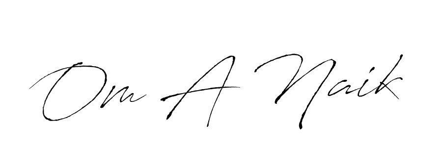 Design your own signature with our free online signature maker. With this signature software, you can create a handwritten (Antro_Vectra) signature for name Om A Naik. Om A Naik signature style 6 images and pictures png