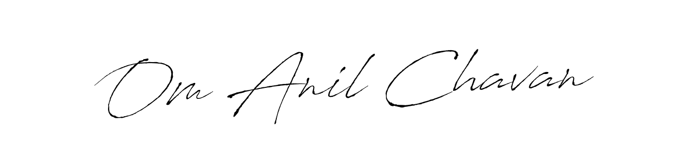 It looks lik you need a new signature style for name Om Anil Chavan. Design unique handwritten (Antro_Vectra) signature with our free signature maker in just a few clicks. Om Anil Chavan signature style 6 images and pictures png
