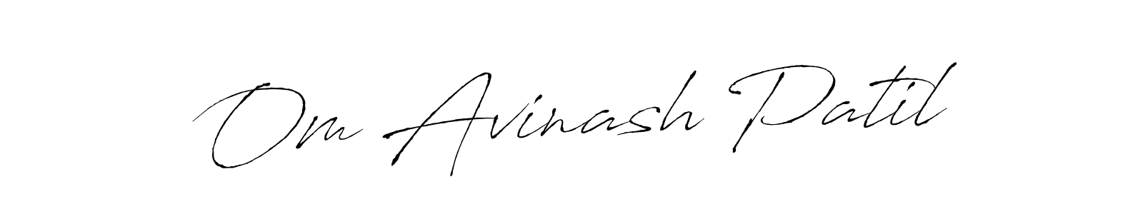 Use a signature maker to create a handwritten signature online. With this signature software, you can design (Antro_Vectra) your own signature for name Om Avinash Patil. Om Avinash Patil signature style 6 images and pictures png