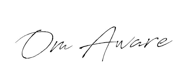 The best way (Antro_Vectra) to make a short signature is to pick only two or three words in your name. The name Om Aware include a total of six letters. For converting this name. Om Aware signature style 6 images and pictures png
