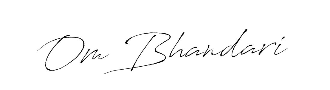 You should practise on your own different ways (Antro_Vectra) to write your name (Om Bhandari) in signature. don't let someone else do it for you. Om Bhandari signature style 6 images and pictures png