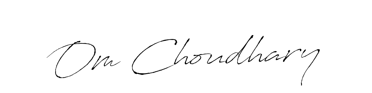 Also You can easily find your signature by using the search form. We will create Om Choudhary name handwritten signature images for you free of cost using Antro_Vectra sign style. Om Choudhary signature style 6 images and pictures png