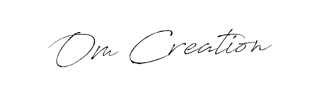 It looks lik you need a new signature style for name Om Creation. Design unique handwritten (Antro_Vectra) signature with our free signature maker in just a few clicks. Om Creation signature style 6 images and pictures png