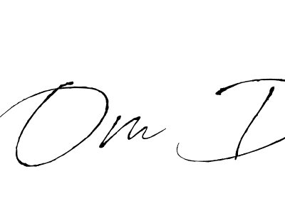 Create a beautiful signature design for name Om D. With this signature (Antro_Vectra) fonts, you can make a handwritten signature for free. Om D signature style 6 images and pictures png