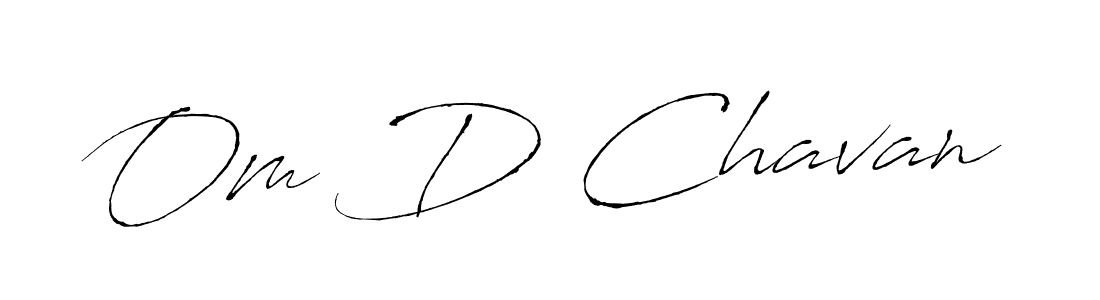 The best way (Antro_Vectra) to make a short signature is to pick only two or three words in your name. The name Om D Chavan include a total of six letters. For converting this name. Om D Chavan signature style 6 images and pictures png