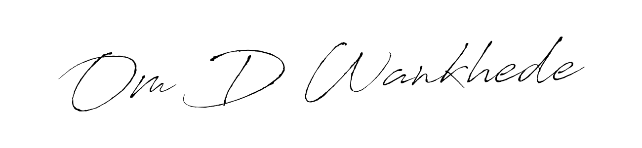 Here are the top 10 professional signature styles for the name Om D Wankhede. These are the best autograph styles you can use for your name. Om D Wankhede signature style 6 images and pictures png