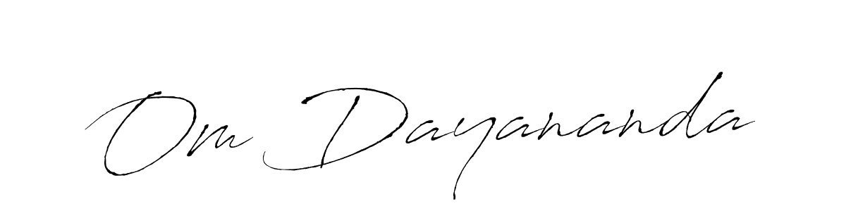 Make a beautiful signature design for name Om Dayananda. Use this online signature maker to create a handwritten signature for free. Om Dayananda signature style 6 images and pictures png