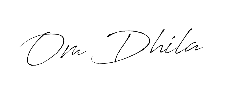 You should practise on your own different ways (Antro_Vectra) to write your name (Om Dhila) in signature. don't let someone else do it for you. Om Dhila signature style 6 images and pictures png