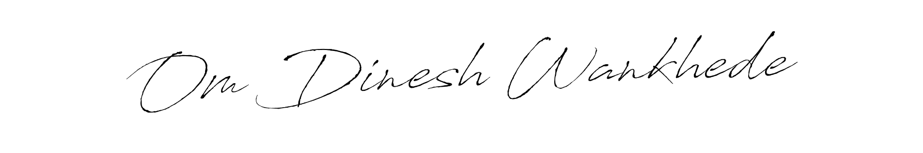 Similarly Antro_Vectra is the best handwritten signature design. Signature creator online .You can use it as an online autograph creator for name Om Dinesh Wankhede. Om Dinesh Wankhede signature style 6 images and pictures png