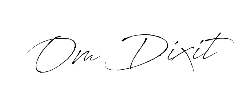 if you are searching for the best signature style for your name Om Dixit. so please give up your signature search. here we have designed multiple signature styles  using Antro_Vectra. Om Dixit signature style 6 images and pictures png