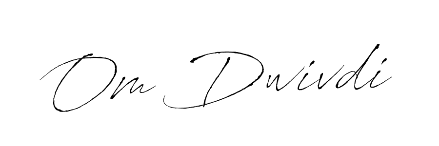 It looks lik you need a new signature style for name Om Dwivdi. Design unique handwritten (Antro_Vectra) signature with our free signature maker in just a few clicks. Om Dwivdi signature style 6 images and pictures png