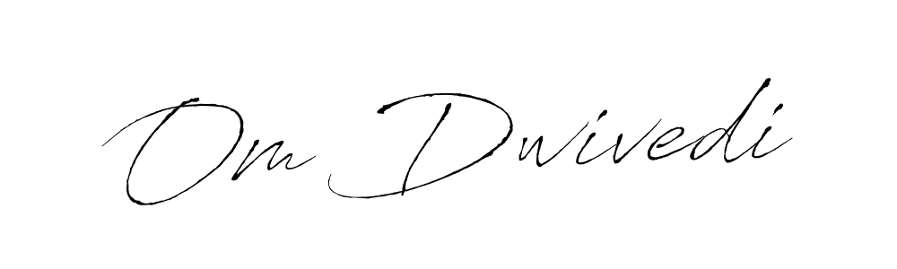 Create a beautiful signature design for name Om Dwivedi. With this signature (Antro_Vectra) fonts, you can make a handwritten signature for free. Om Dwivedi signature style 6 images and pictures png