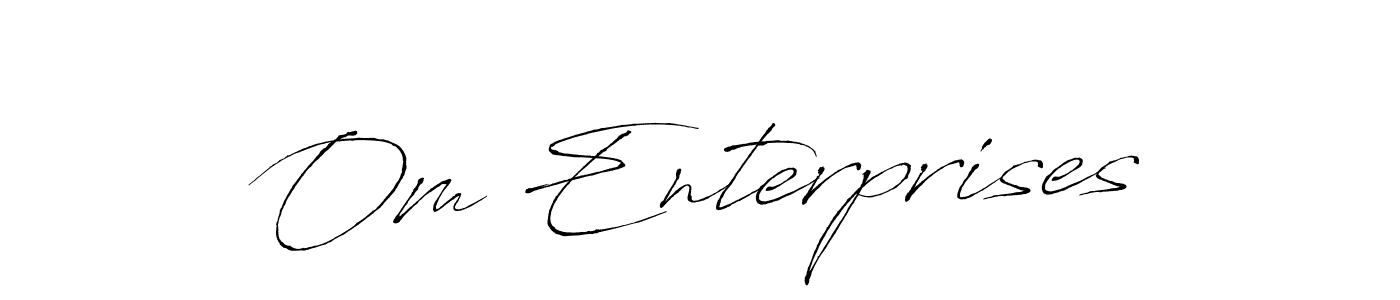 It looks lik you need a new signature style for name Om Enterprises. Design unique handwritten (Antro_Vectra) signature with our free signature maker in just a few clicks. Om Enterprises signature style 6 images and pictures png