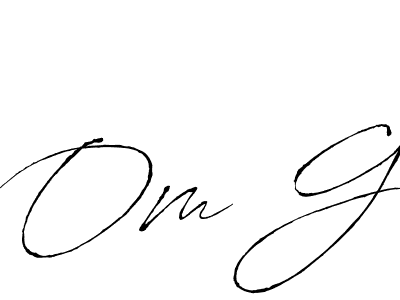 Once you've used our free online signature maker to create your best signature Antro_Vectra style, it's time to enjoy all of the benefits that Om G name signing documents. Om G signature style 6 images and pictures png