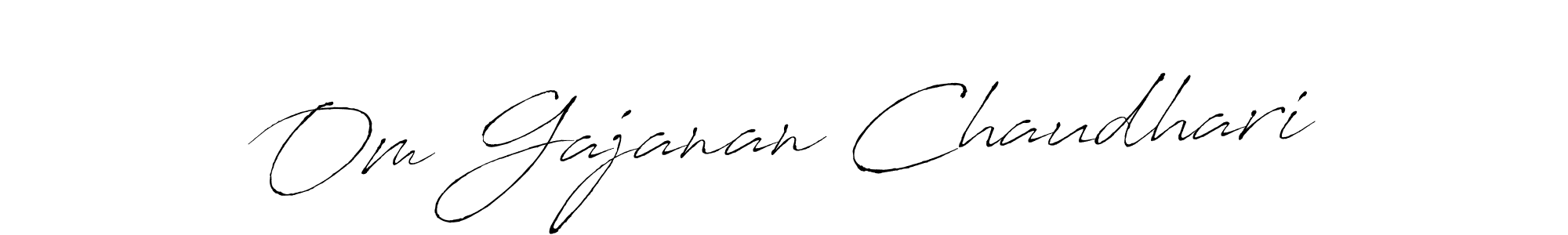 Make a beautiful signature design for name Om Gajanan Chaudhari. Use this online signature maker to create a handwritten signature for free. Om Gajanan Chaudhari signature style 6 images and pictures png