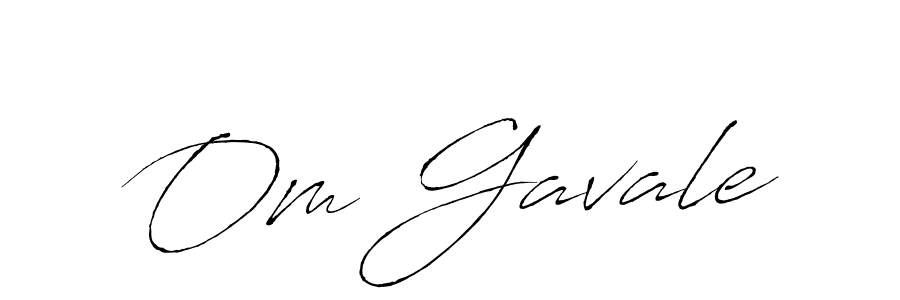 How to make Om Gavale name signature. Use Antro_Vectra style for creating short signs online. This is the latest handwritten sign. Om Gavale signature style 6 images and pictures png