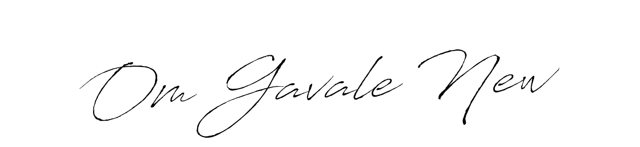 How to make Om Gavale New signature? Antro_Vectra is a professional autograph style. Create handwritten signature for Om Gavale New name. Om Gavale New signature style 6 images and pictures png