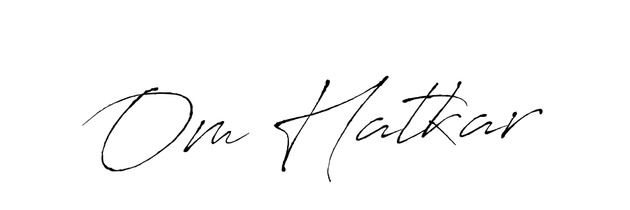 Similarly Antro_Vectra is the best handwritten signature design. Signature creator online .You can use it as an online autograph creator for name Om Hatkar. Om Hatkar signature style 6 images and pictures png