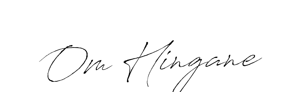 You should practise on your own different ways (Antro_Vectra) to write your name (Om Hingane) in signature. don't let someone else do it for you. Om Hingane signature style 6 images and pictures png