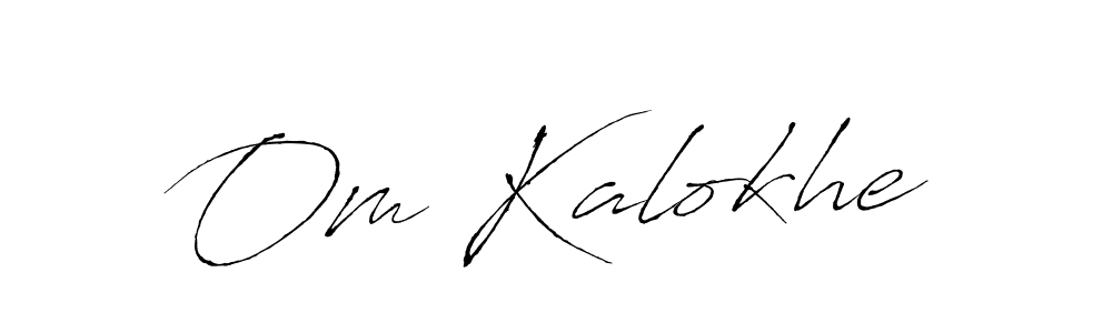 if you are searching for the best signature style for your name Om Kalokhe. so please give up your signature search. here we have designed multiple signature styles  using Antro_Vectra. Om Kalokhe signature style 6 images and pictures png