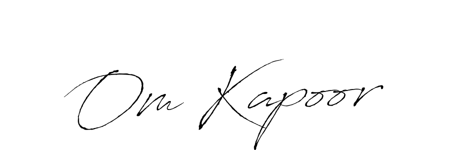 The best way (Antro_Vectra) to make a short signature is to pick only two or three words in your name. The name Om Kapoor include a total of six letters. For converting this name. Om Kapoor signature style 6 images and pictures png