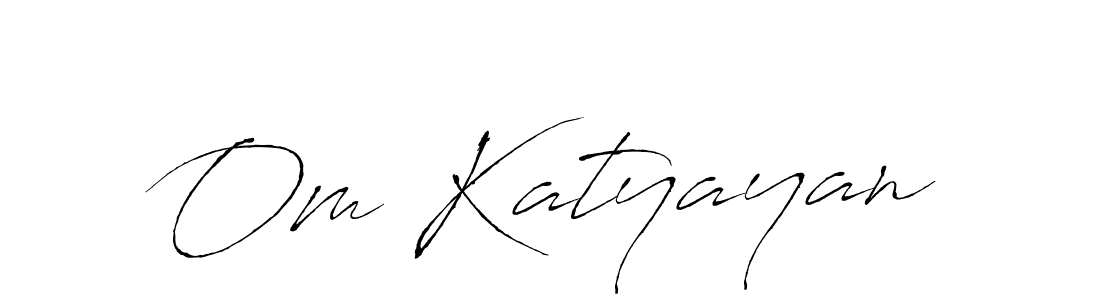 Make a beautiful signature design for name Om Katyayan. With this signature (Antro_Vectra) style, you can create a handwritten signature for free. Om Katyayan signature style 6 images and pictures png