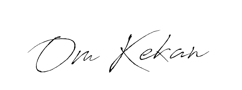 The best way (Antro_Vectra) to make a short signature is to pick only two or three words in your name. The name Om Kekan include a total of six letters. For converting this name. Om Kekan signature style 6 images and pictures png