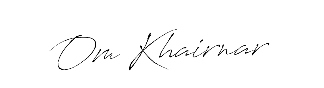 Also we have Om Khairnar name is the best signature style. Create professional handwritten signature collection using Antro_Vectra autograph style. Om Khairnar signature style 6 images and pictures png