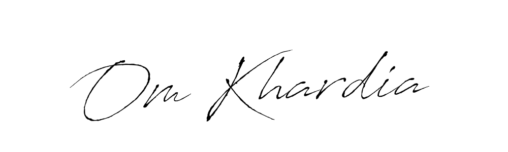 if you are searching for the best signature style for your name Om Khardia. so please give up your signature search. here we have designed multiple signature styles  using Antro_Vectra. Om Khardia signature style 6 images and pictures png