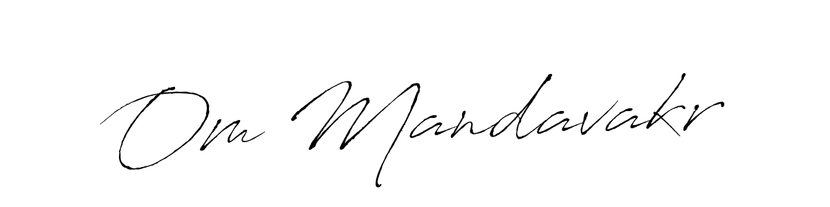 Also You can easily find your signature by using the search form. We will create Om Mandavakr name handwritten signature images for you free of cost using Antro_Vectra sign style. Om Mandavakr signature style 6 images and pictures png