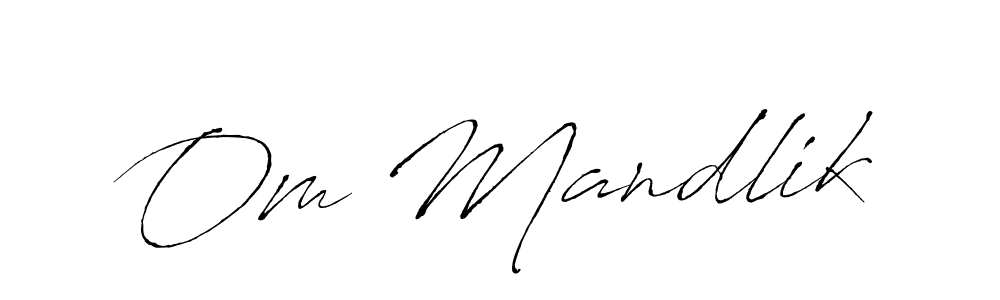 Use a signature maker to create a handwritten signature online. With this signature software, you can design (Antro_Vectra) your own signature for name Om Mandlik. Om Mandlik signature style 6 images and pictures png