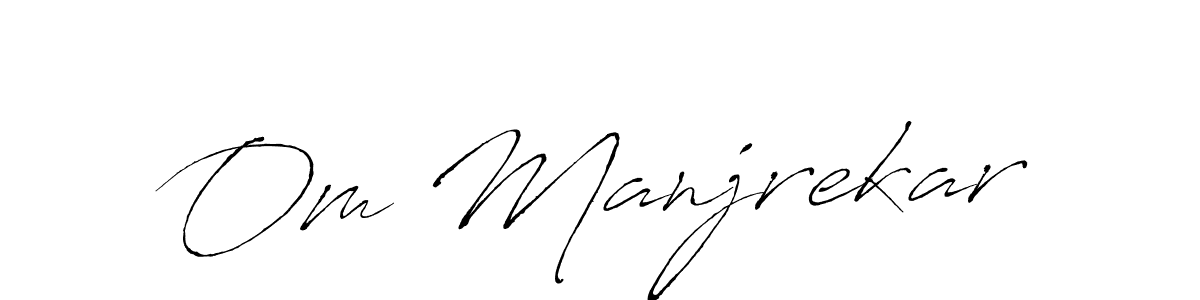 Make a beautiful signature design for name Om Manjrekar. Use this online signature maker to create a handwritten signature for free. Om Manjrekar signature style 6 images and pictures png