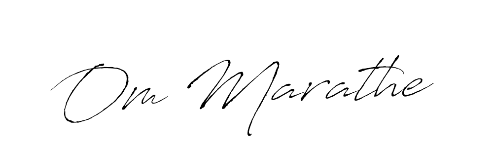 Also You can easily find your signature by using the search form. We will create Om Marathe name handwritten signature images for you free of cost using Antro_Vectra sign style. Om Marathe signature style 6 images and pictures png