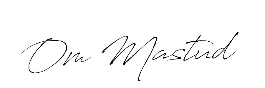 Similarly Antro_Vectra is the best handwritten signature design. Signature creator online .You can use it as an online autograph creator for name Om Mastud. Om Mastud signature style 6 images and pictures png