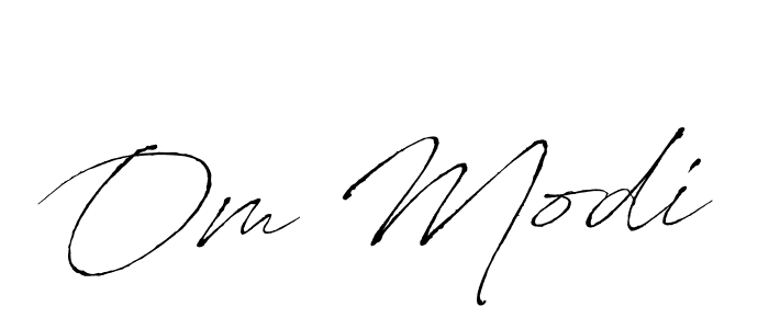 Om Modi stylish signature style. Best Handwritten Sign (Antro_Vectra) for my name. Handwritten Signature Collection Ideas for my name Om Modi. Om Modi signature style 6 images and pictures png