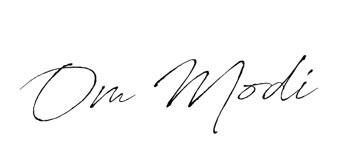 Om Modi stylish signature style. Best Handwritten Sign (Antro_Vectra) for my name. Handwritten Signature Collection Ideas for my name Om Modi. Om Modi signature style 6 images and pictures png