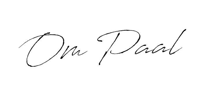 Create a beautiful signature design for name Om Paal. With this signature (Antro_Vectra) fonts, you can make a handwritten signature for free. Om Paal signature style 6 images and pictures png